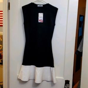 Zara Knit Collection Sweater Dress black Size L